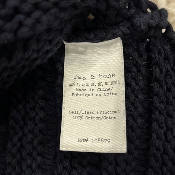 Brand NEW Annie without tag Rag and Bone Sweater in XS Navy - Picture 6 of 8